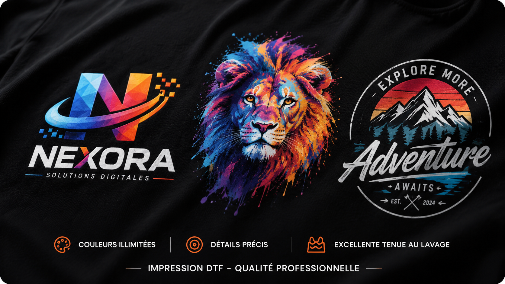 Impression DTF sur textile